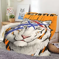 Throw Blanket Onitsuka Warm Soft Children's Blanket Tiger Kicomfort Suitable Living Rooms Offices Family Lunches Travel Gifts 2