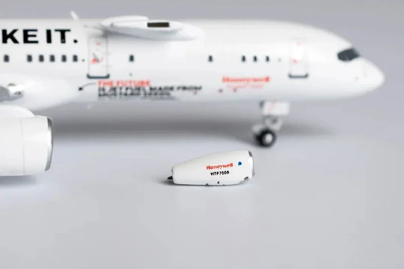 B-M Diecast 1/400 Scale Honeywell 757 Flight Test Aircraft Alloy Airplane Passenger Model Toy For Collection Souvenir