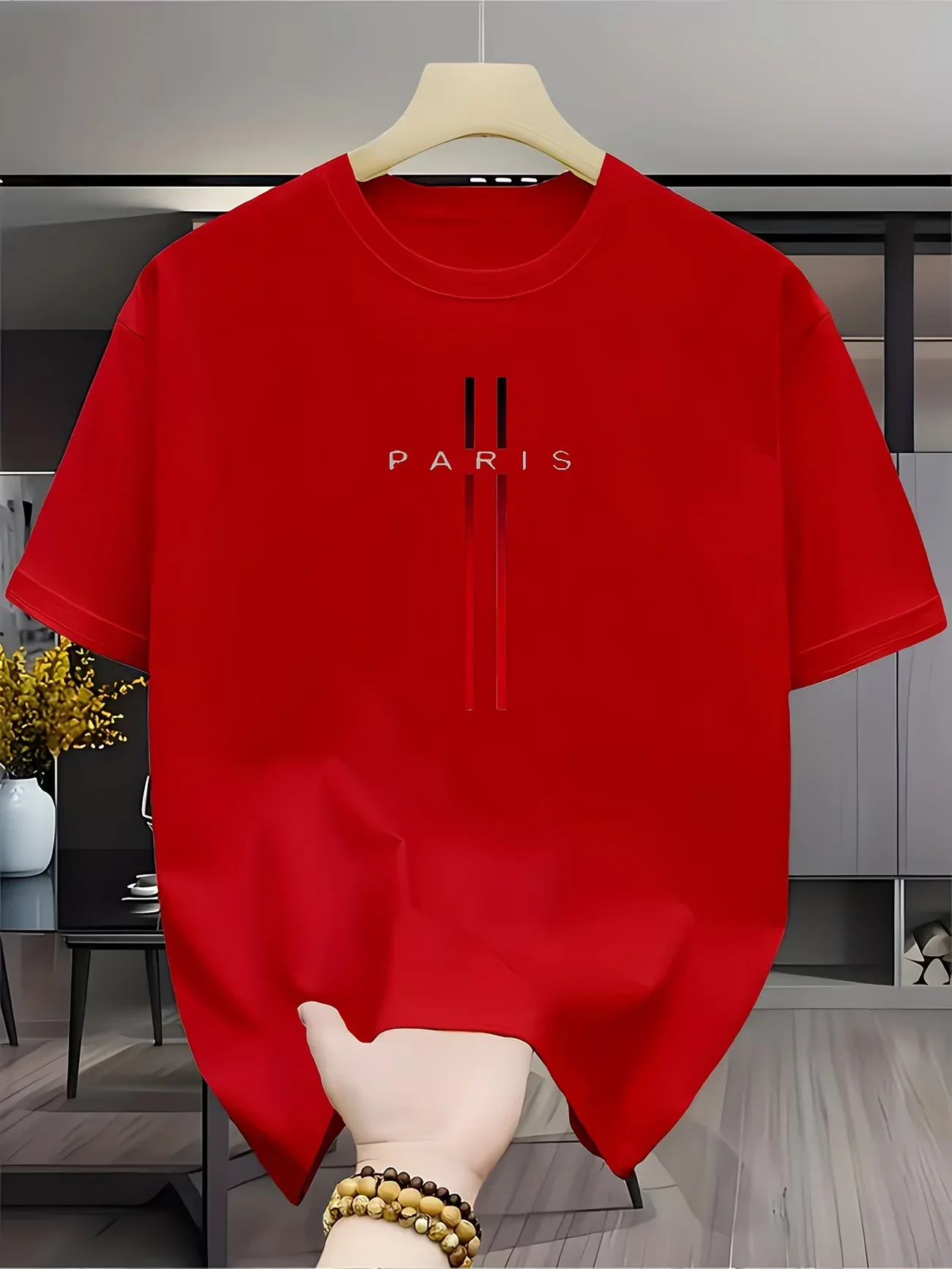Prodotti moda uomo estivi con stampa a maniche corte, top sportivi, magliette fitness, magliette ad asciugatura rapida, magliette da uomo - immagine 4