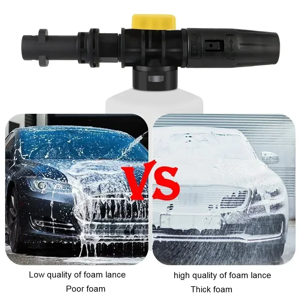 750ML Snow Foam Lance For Karcher K2 K3 K4 K5 K6 K7 Car Pressure Washers Soap Foam Generator With Adjustable Sprayer Nozzle