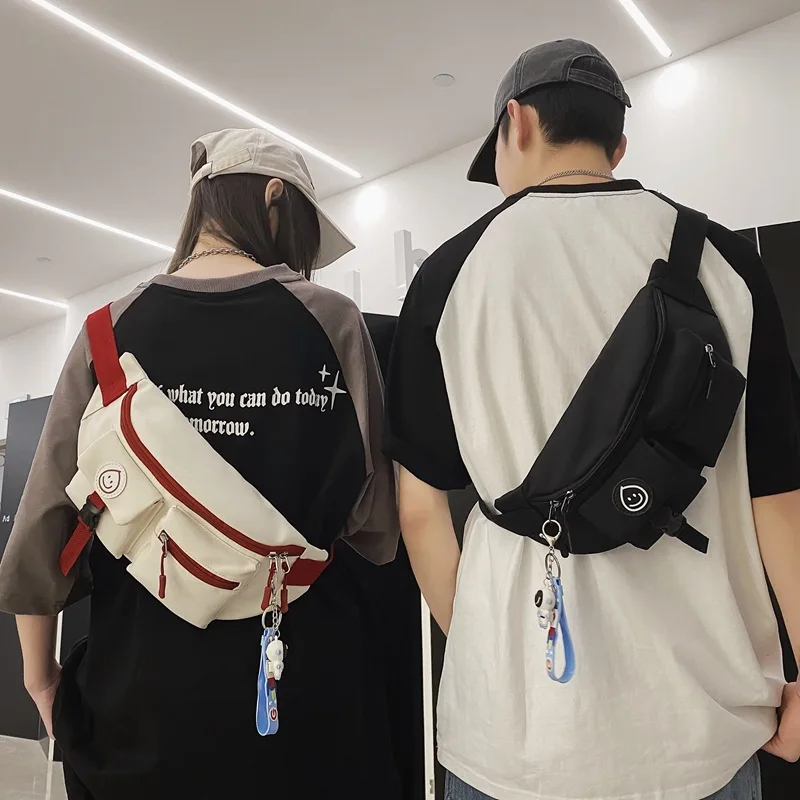 2024 Japan Style Harajuku Hip Hop Sport Chest Bag Men Women