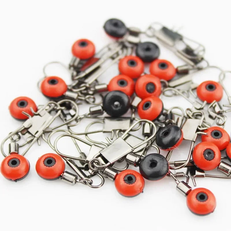 20 pcs Fishing Line to Hook Swivels Shank Clip Connector Interlock Snap Sea Space Bean Lure fishing Accessories fishing accessories
