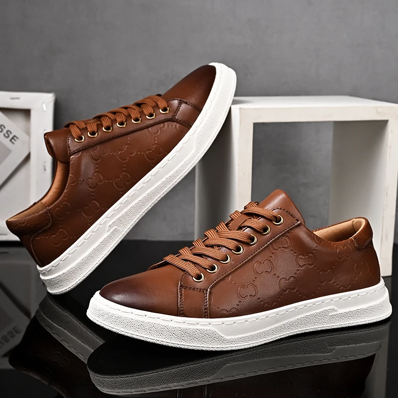 2023 New Men's Outdoor Sports Shoes Comfortable Casual Leather Men's Sports Shoes Breathable Comfortable Versatile Shoes