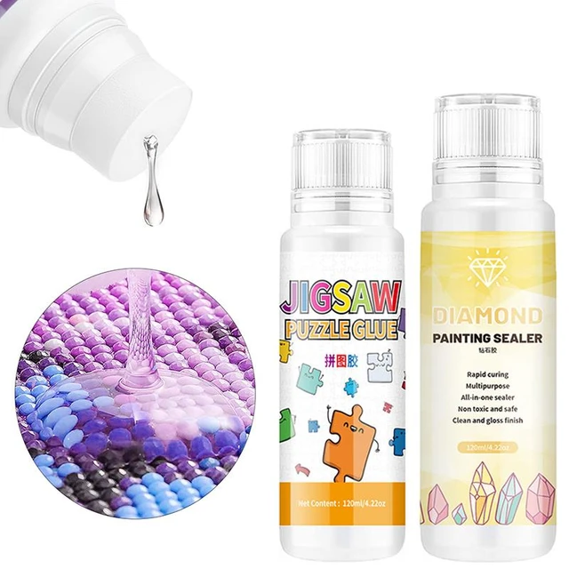 5d Diamond Painting Art Glue Permanent Hold Shine Effect Puzzle Sealer  Sticky Diamond Embroidery Mosaic Glue Gel Accessories - AliExpress