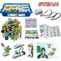 NEW 280PCS Parts WeDo 2.0 Robotics Construction Core Set Building Blocks Compatible with 45300 Scratch 3.0 Educational DIY Toys 1