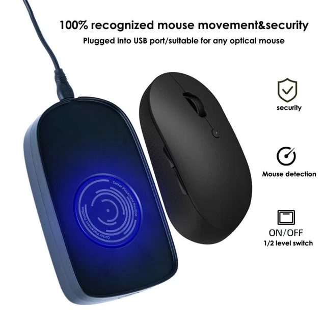 Vaydeer Undetectable Mouse Jiggler with Power Adapter and ON/Off Switch  Mouse Mover Simulator, Driver-Free Mouse Movement Simula - AliExpress