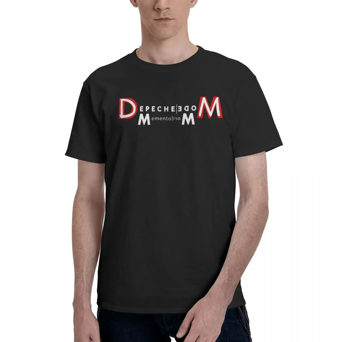 Memento Mori T-Shirt Da Uomo In Cotone Depeche Cool Mode-S Manica Corta Vintage Y2K Style Graphic Harajuku Maglietta Personalizzata