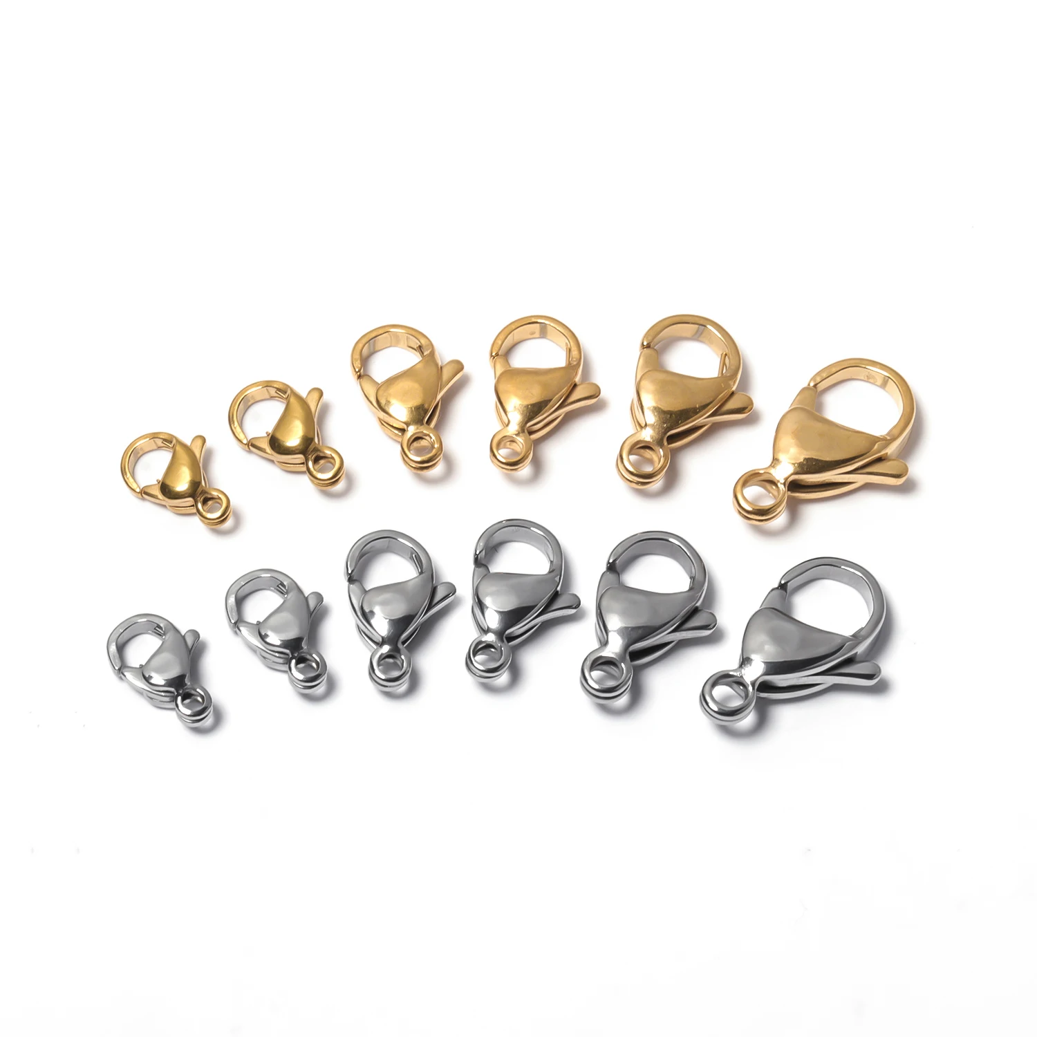 Wholesale 7 Styles 18K Gold Plated Brass Lobster Clasp Hooks Connector For  Jewelry Making DIY Necklace Bracelet Accessories - AliExpress