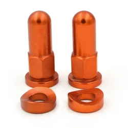 Motorcycle CNC Brake Clutch Fluid Reservoir Cover Set (Rim Locks)