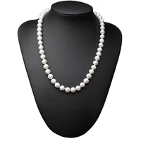 Real Natural River Freshwater Pearl Necklace for Women Wife Mother Birthday Anniversary Gift White - Image 3