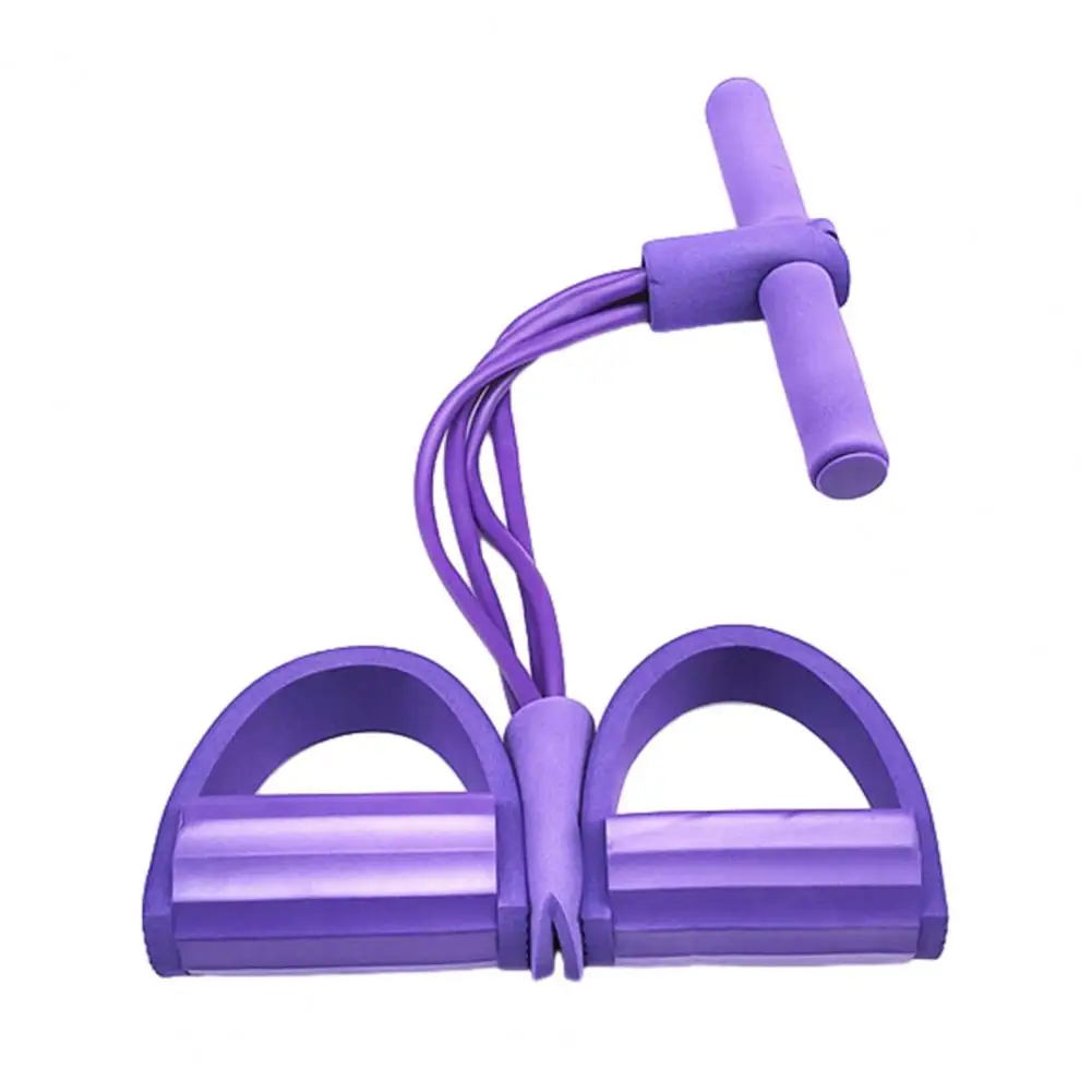 Fitness Resistance Band Tension Rope Non-slip Handle Portable Slimming Training Equipment