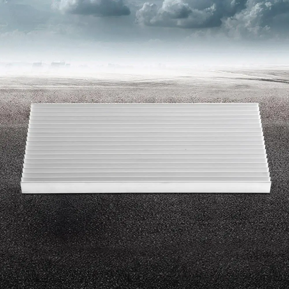 1pc Aluminum Heat Sink 300x140x20MM Cooling Solution for high Power LED Lights-Effective Cooling Accessory