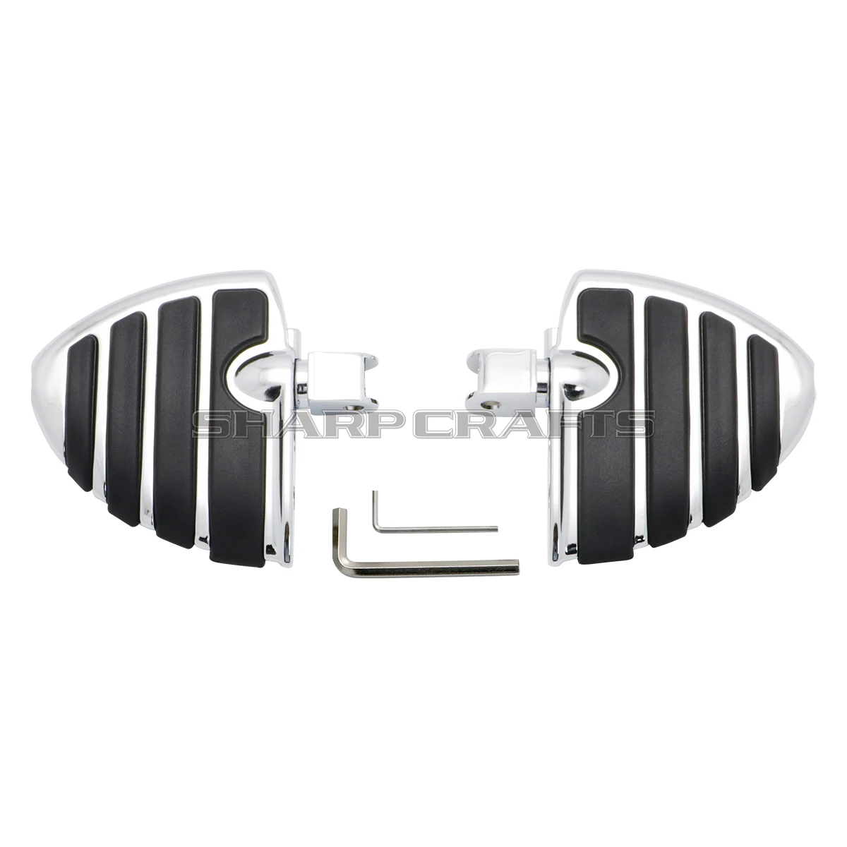 Motorcycle Footrests Footpegs for Honda Shadow VT750 Ace Aero Spirit VTX1300 VTX1800 VT1300 Fury Steed VT600 VLX400 Magna VF750