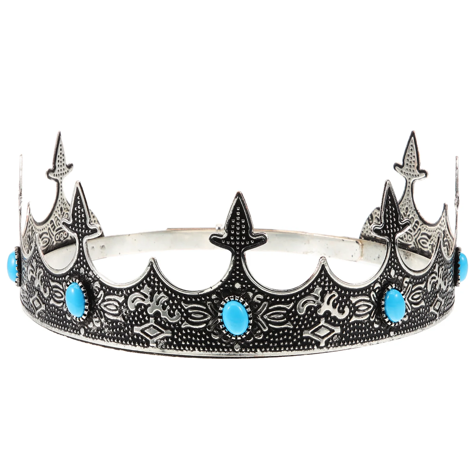 

Tiara Party Costume Crown Prom Accessories for Men Man Performance Metal Retro Vintage Royal Medieval