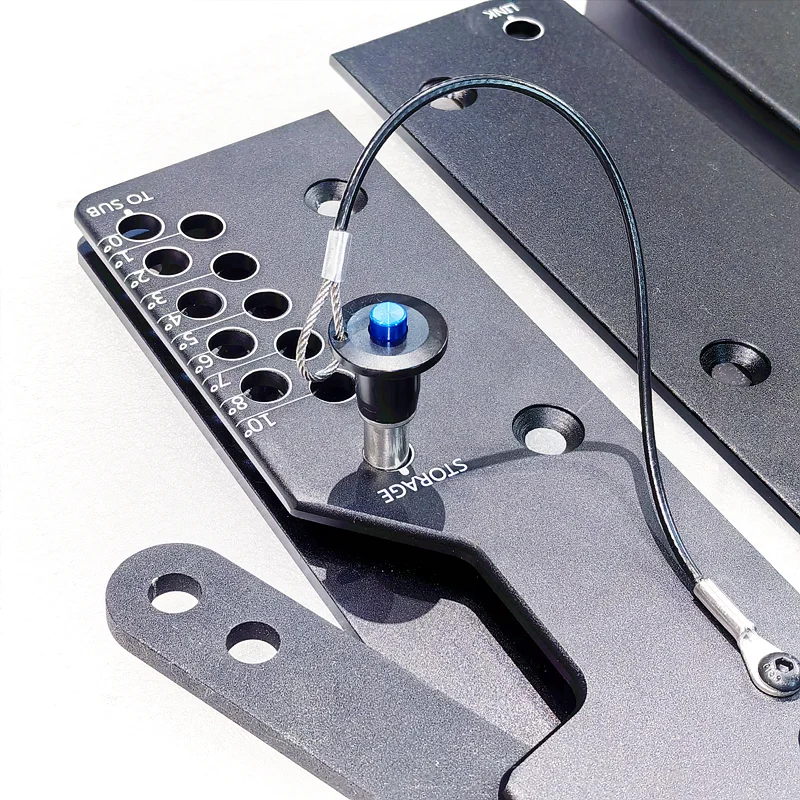 MW Audio 12" Aluminium Line Array Rigging-Kit, 4-Punkt-Hardware für professionelle Bühnenlautsprechersysteme – Detail 2