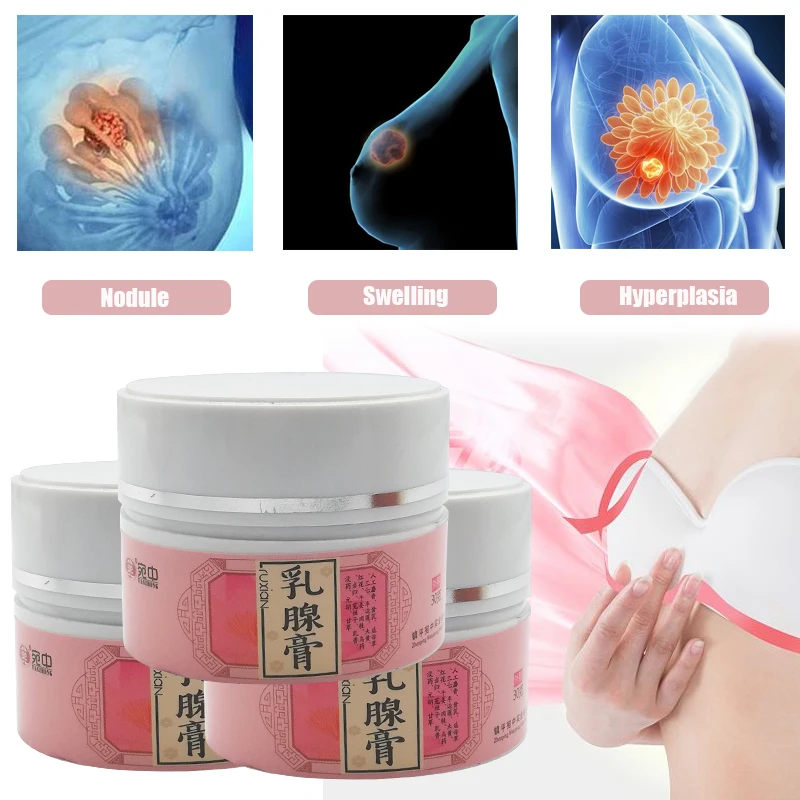 Natural Extract Female Breast Pain Relief Cream Relief Tuberous Mass Breast Dressing Relieve Pain Ointment Body Care