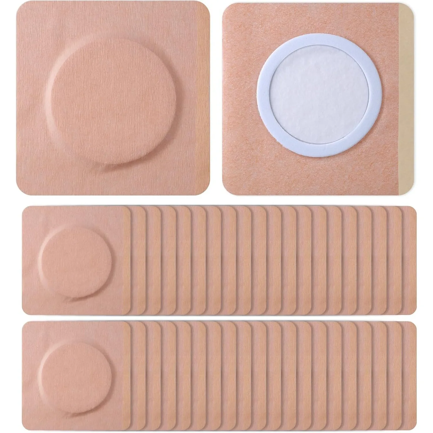 10pcs/set Baby Bandages Paste Castor Portable Children Care Sticker Skin White Transprent Waist Band Aids 7x7cm Flower Parches