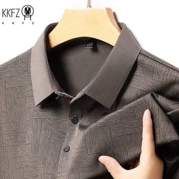 Polo Casual da Esterno con Stampa a Motivo Mattoni e Legno, Ideale per Campeggio, Passeggiate, Attività Quotidiane e Shopping