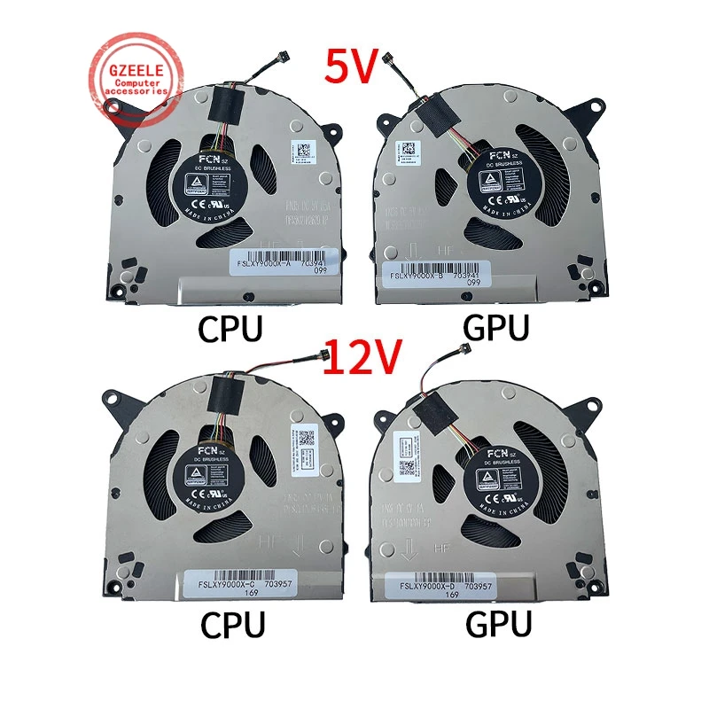 Новый вентилятор для охлаждения графического процессора ноутбука OGR для Lenovo savпередо R9000X R9000V Y9000X IAH7 ARHA7 2021 DC 12V 5V вентилятор для ноутбука