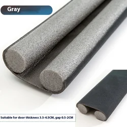 Windproof Door Seal Strip - Draft Excluder & Soundproof Barrier (Gray A)