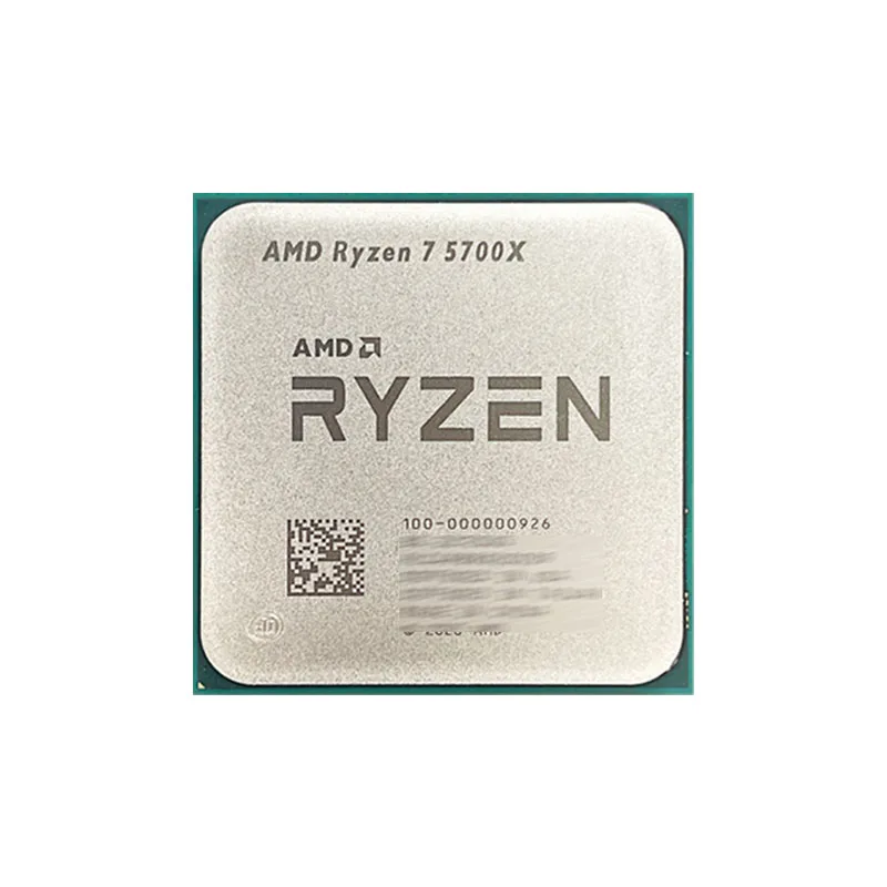 새로운 AMD Ryzen 7 5700X, AMD R7 5700X 8C/16T 65W 7NM L3=32M 100-000000926 소켓 AM4(쿨러 없음)