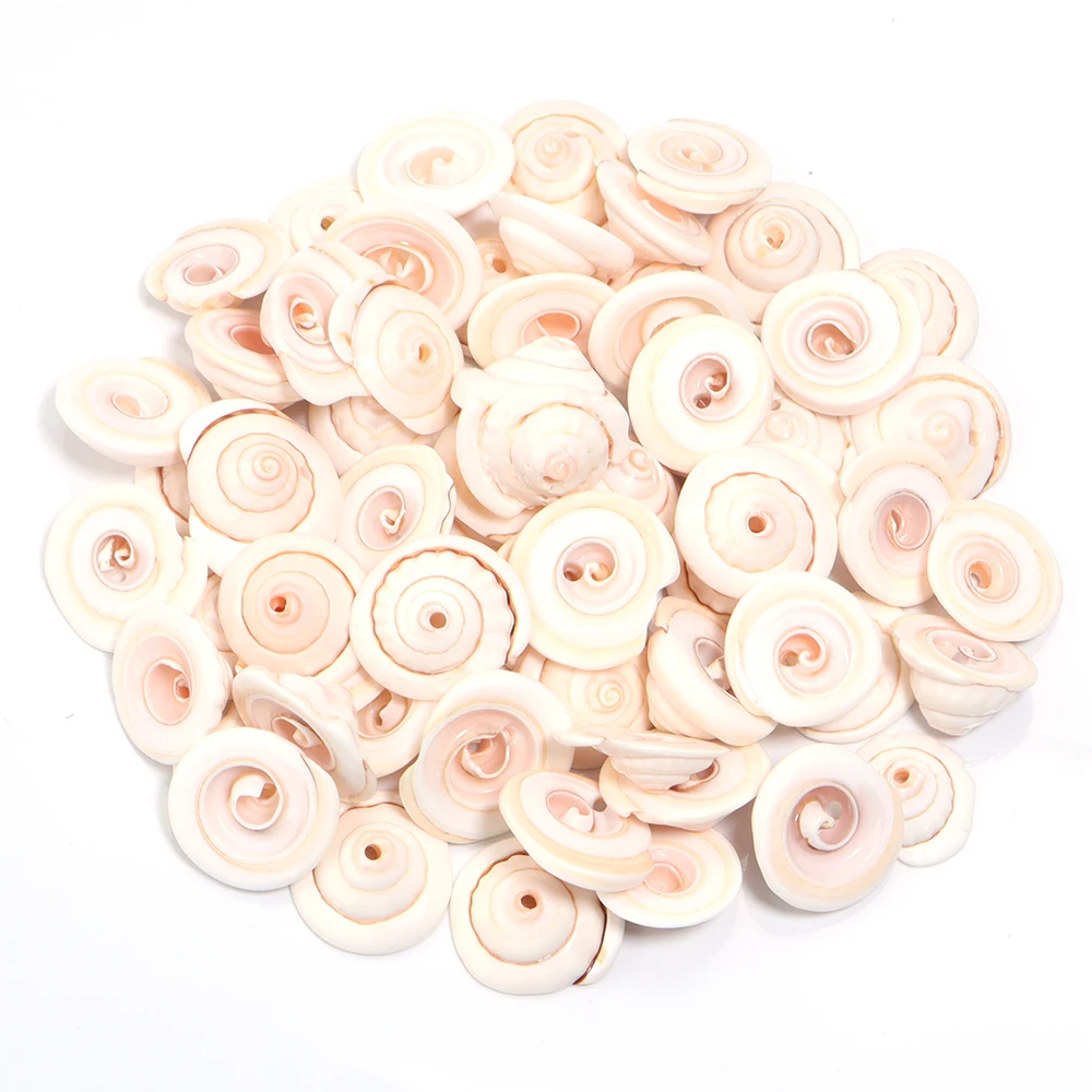 30/40/50g weiße Jakobsmuschel Muschel geformte Perlen für Schmuckherstellung lose verteilte Perlen DIY Mode Armband Halskette Zubehör – Detail 16