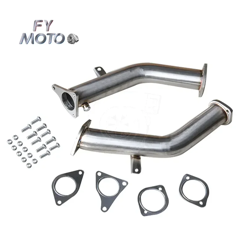 Exhaust Downpipe for Infiniti Q50 Q60-3.0TT Redsport AWD RWD 2.75inch