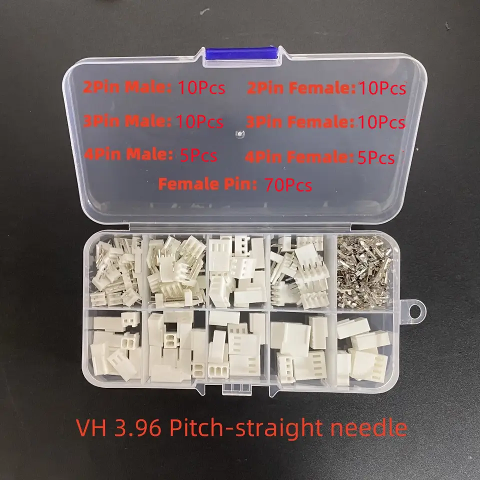 1Box JST SH1.0/1.25/PH2.0/XH2.54/VH/SM/KF2510 Connector Kit - Male/Female Housing & Crimp Terminal for Electronics image 11