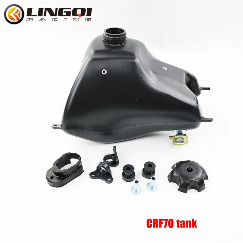 

Motorcycle Accessories Modified Part Gas Fuel Tank With Exhaust Cap For CRF70 70CC Trail Dirt Pit Bike