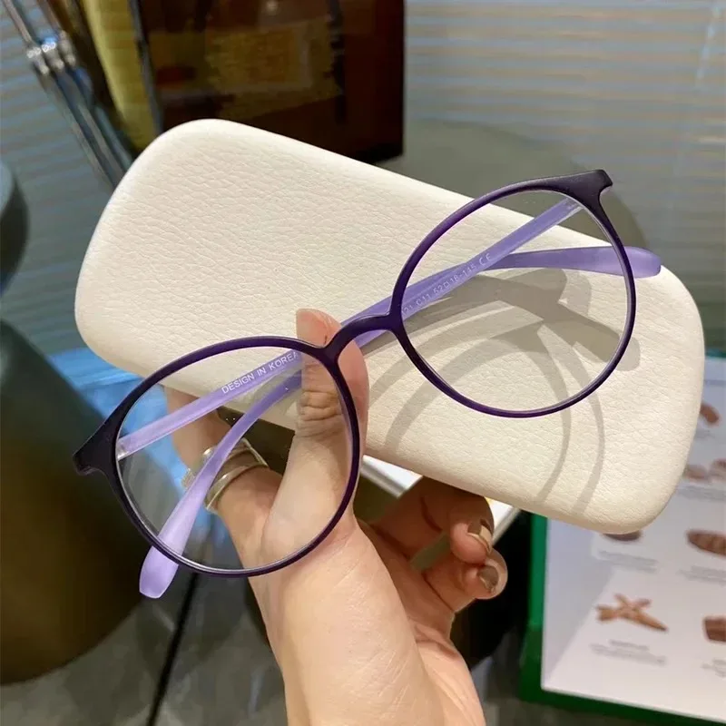 Óculos de leitura redondo para hipermetropia com filtro de luz azul – Proteção ocular