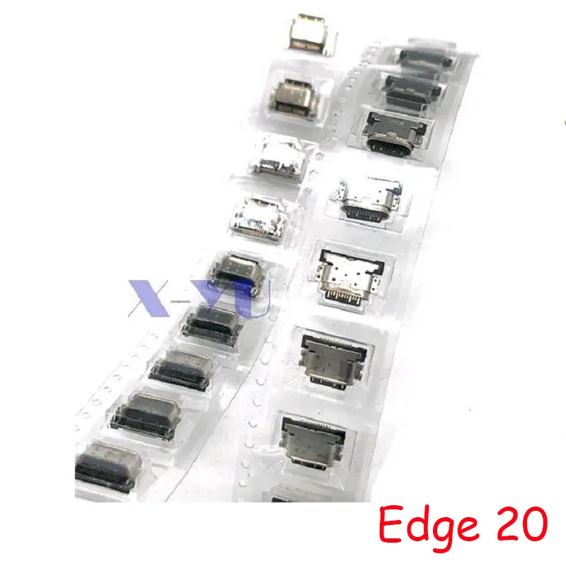 

50PCS For Motorola Moto Edge 20 / G7 / G7 Plus / G8 Plus / G Stylus 2020 USB Charging Port Dock Plug Charger Connector Socket