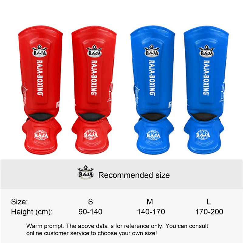 RAJA Thai Boxing Children's Leg Guards Thickening Training Adult Sanda Fighting Protector