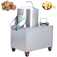 Industrial Electric Automatic Fruit  Vegetable Skin Peeler Potato Radish Carrot Peeling Washing Machine 1