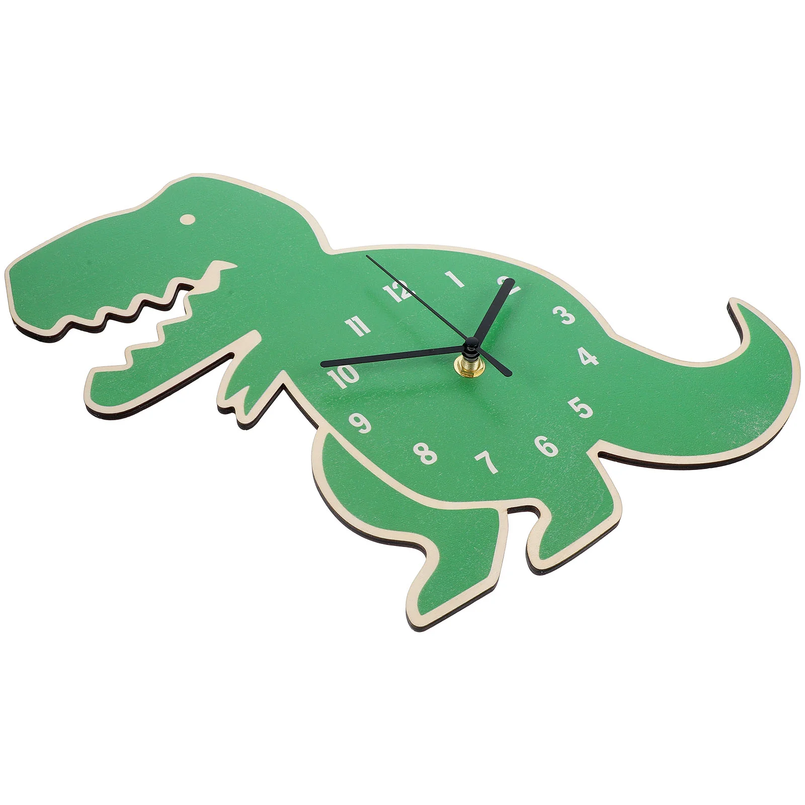 

Bedroom Mute Clock Wall Mount Or Desktop Cartoon Clock Decorative Dinosaur Shaped Mechanical Clock