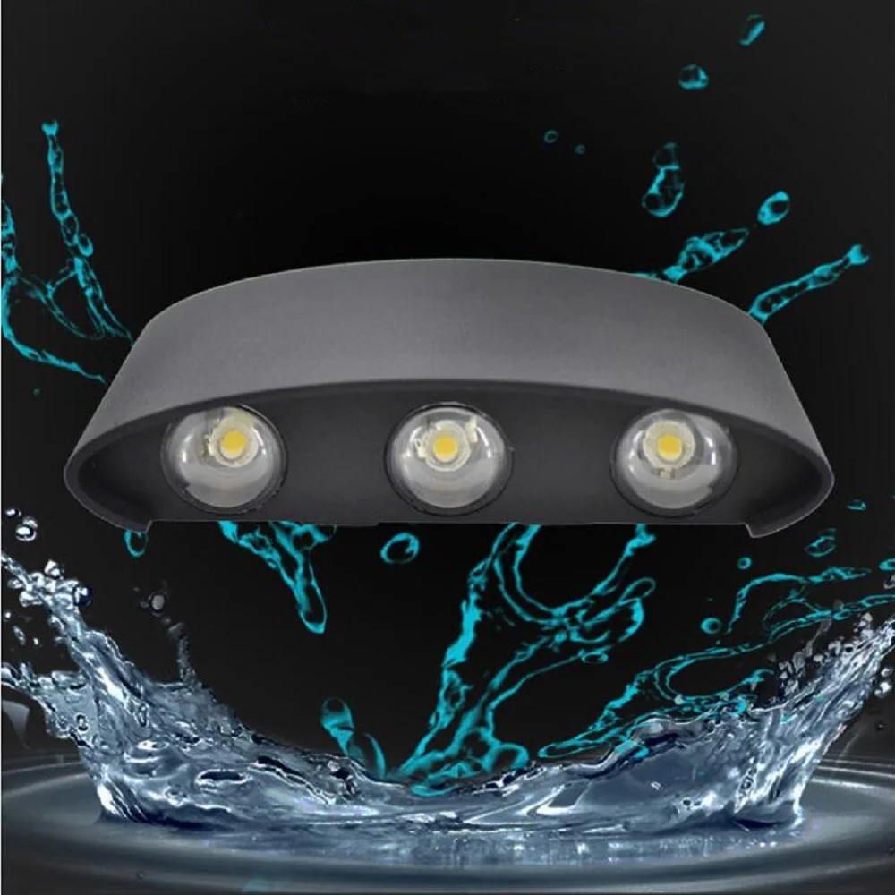 AC85-265V LED Wall Lamp Motion Sensor IP65 Waterproof Outdoor Lighting Wall Light Indoor Living Room Stairs Fixture Lamps