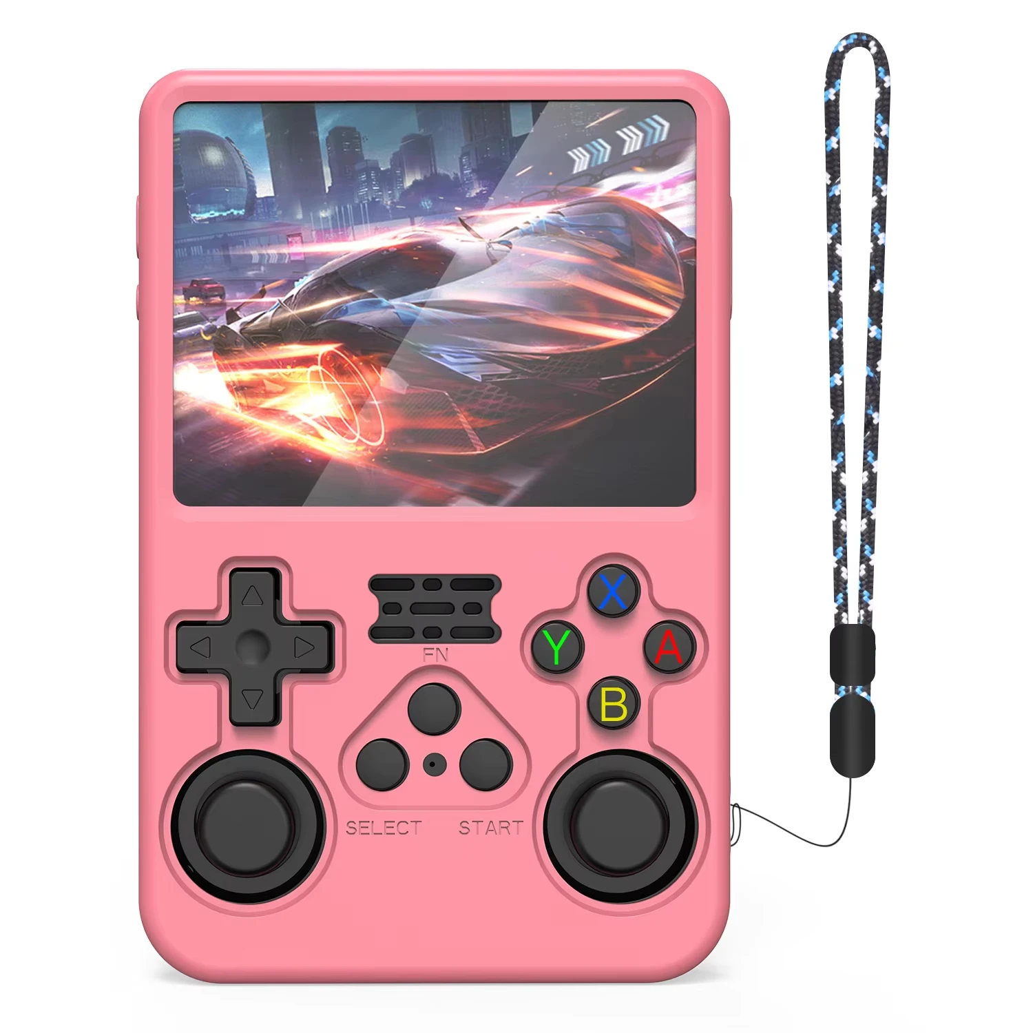 Pink Silicone Shockproof Protective Case for Handheld Retro Game Console