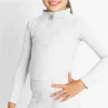 MXLLINA Zipper Equestrian T-Shirts Girls Longsleeve Sport Horse Riding Clothes Breathable Tops Girl Trainning Competition Blouse 3