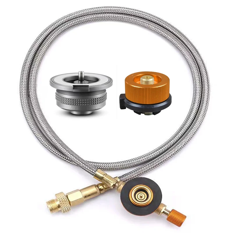 Outdoor Camping Stove Gas Adapter Split Stove Converter Gas Tank
