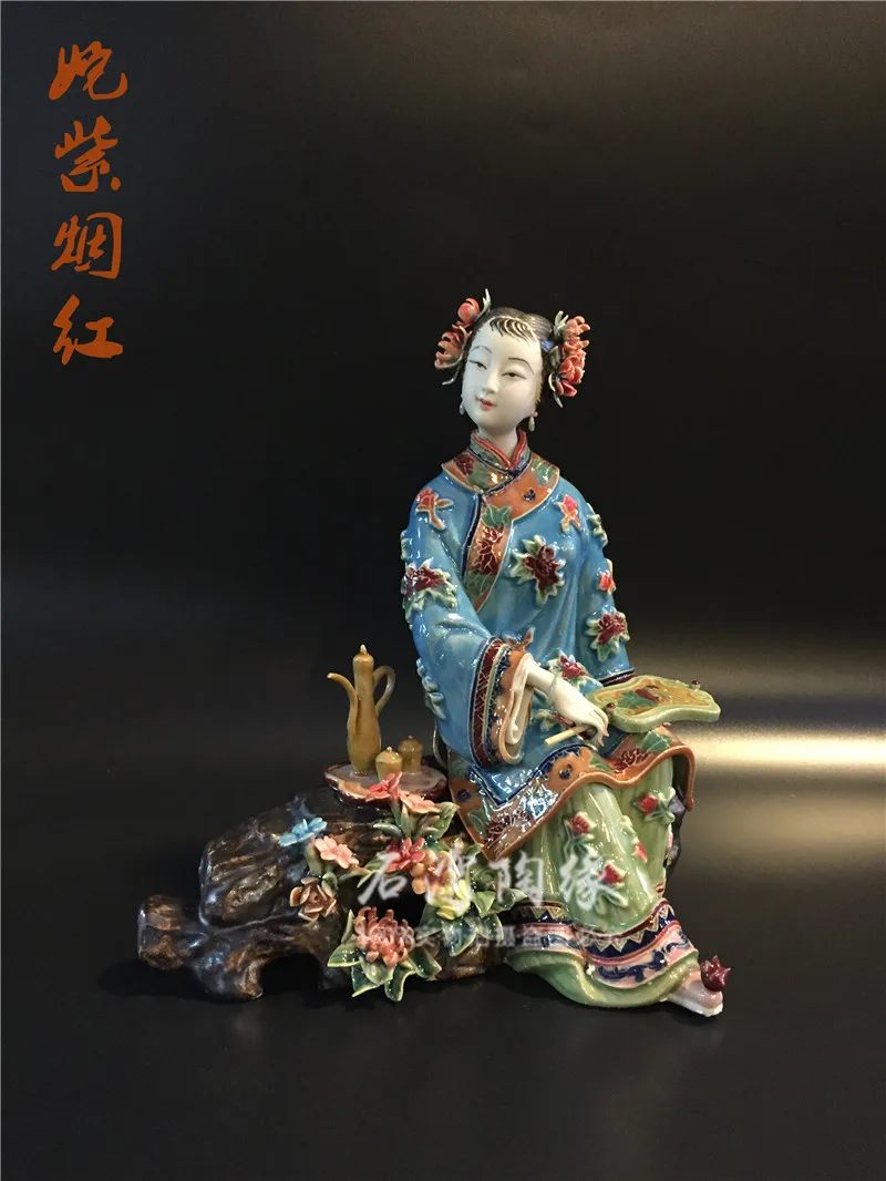 

Ceramic lady home living room TV cabinet jewelry wine cabinet porch creative decoration classical lady