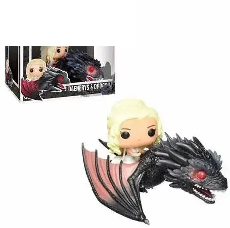 thumbnail image 4 of FUNKO POP TV Juego de NED STARK 02# Daenerys Drogon 15# Rhaegal Night King Caminante Blanco Montado 60# Figuras Modelo Juguetes Tronos, 4 of 5