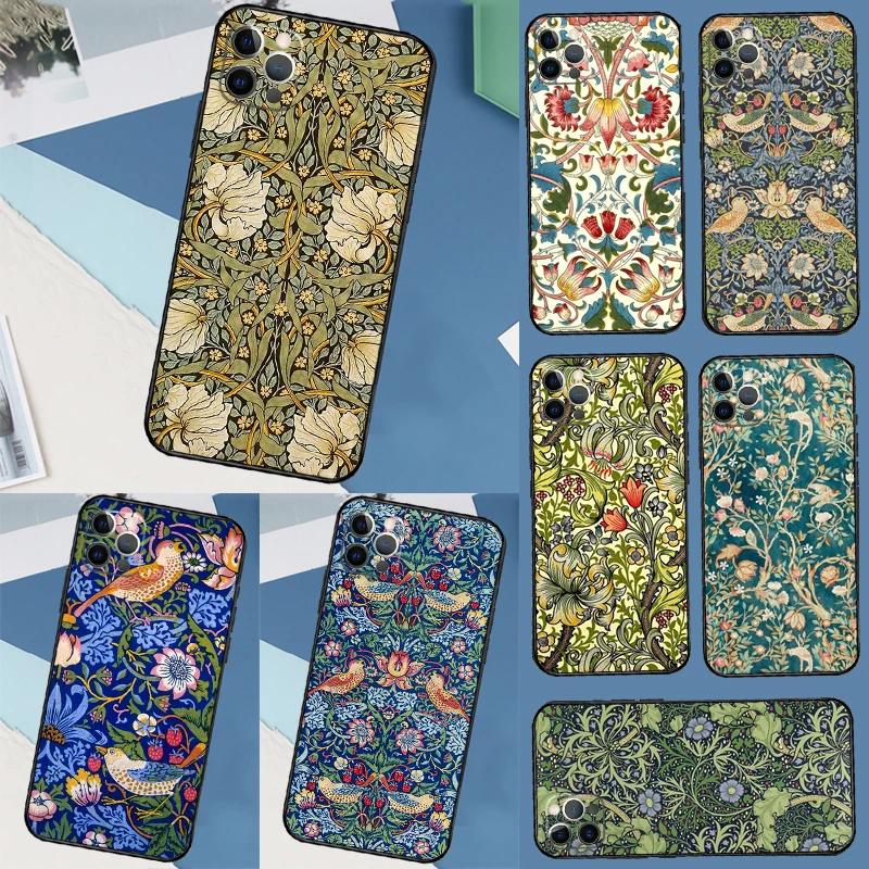 William Morris Artistic Floral Phone Case Cover