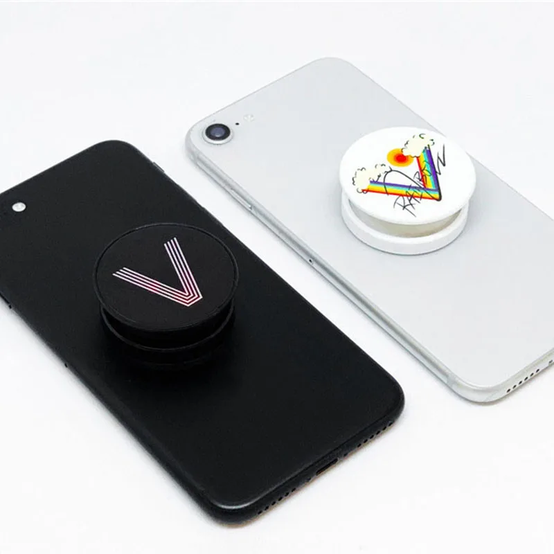 

KPOP WAYV Mobile Phone Holder Retractable Stand Lazy Desktop Support WayZenNi Pasted Ring Mobile Phone Stand WINWIN Fans Gifts