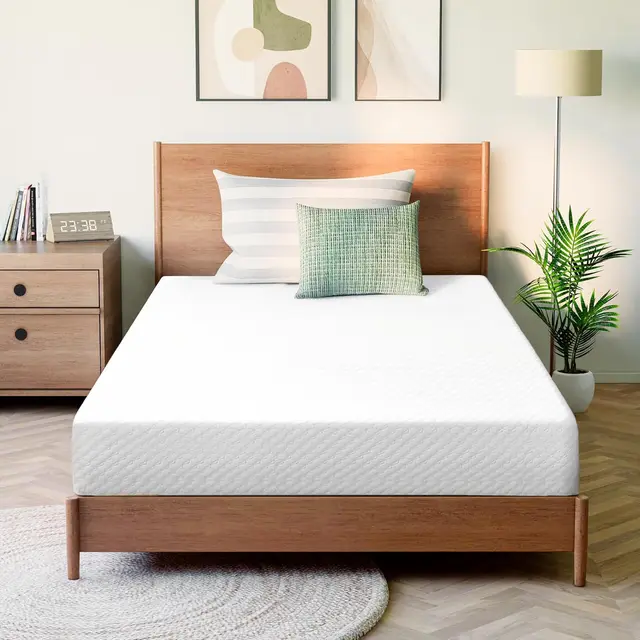 5-Inch Twin Cooling Gel Memory Foam Mattress, Medium Firm for Pressure Relief, CertiPUR-US Certified, Boxed Comfort