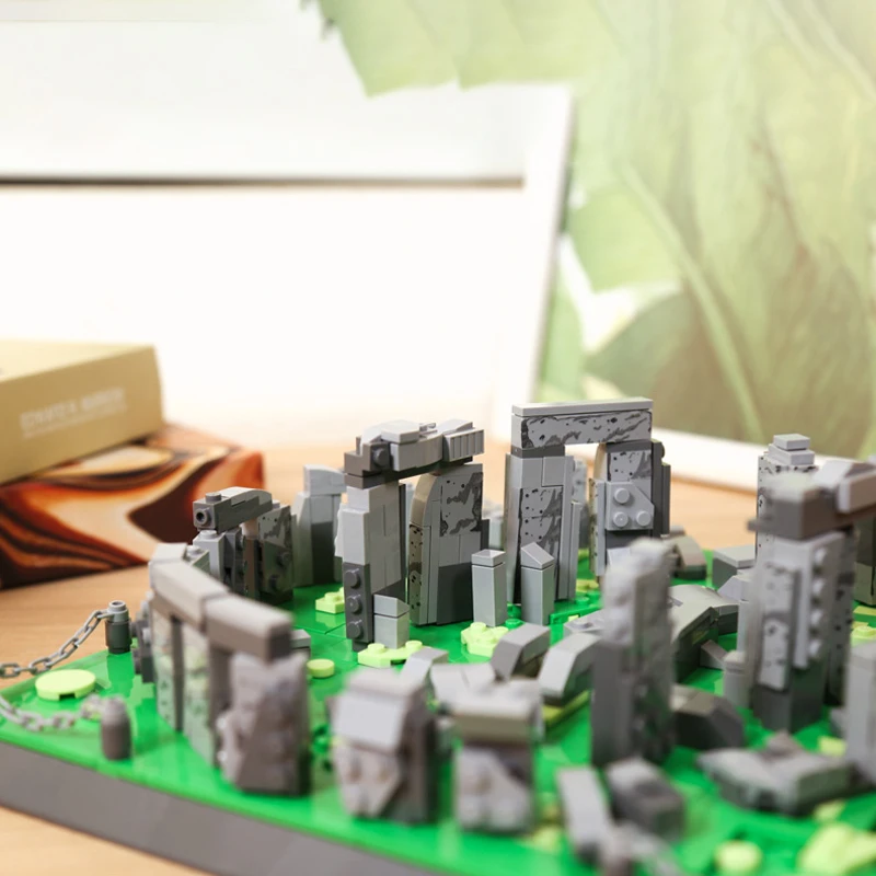 753PCS The Stonehenge Of Wiltshire England Building Blocks World