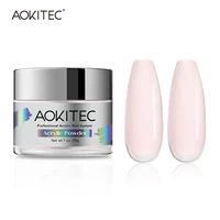 Aokitec 1OZ/2OZ Acrylic Powder French Nail Art Starter Design for Nail Carving Extension Adhesive Decoration Manicure Salon 1