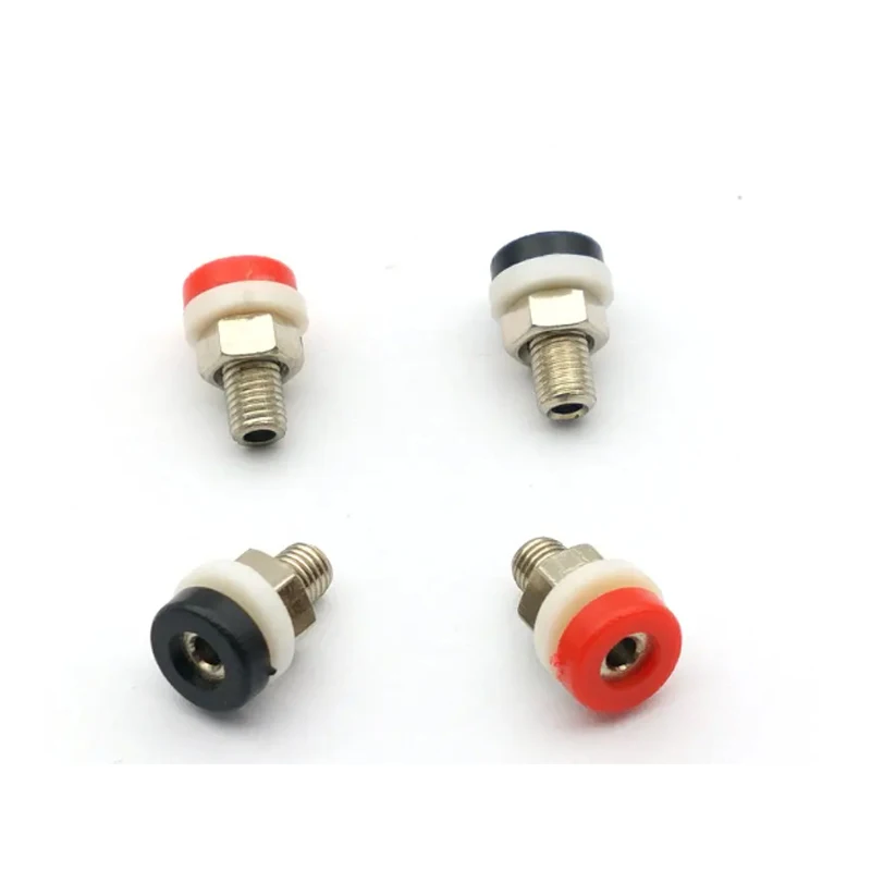 2mm 바나나 플러그 테스트 커넥터 5 색용 40개 황동 2mm 바나나 소켓 잭