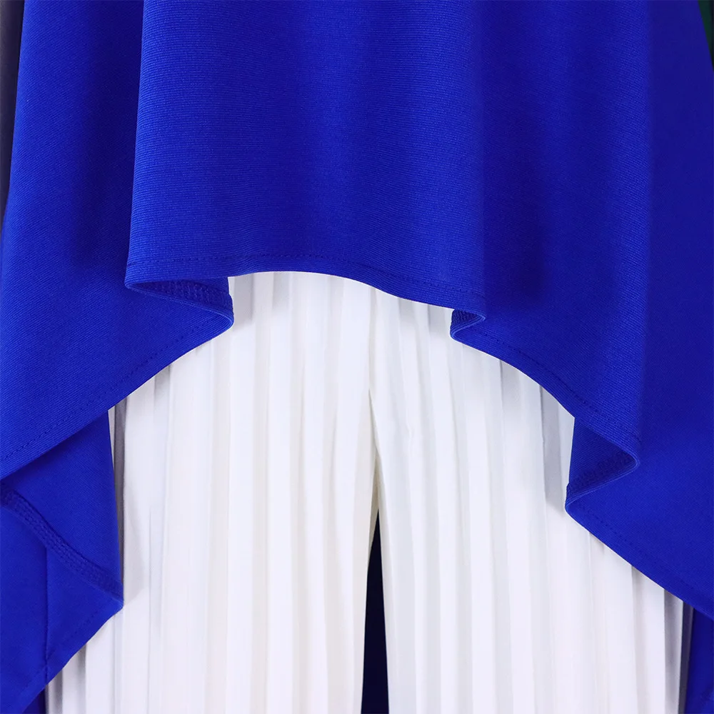 2024 new fashion casual women's suit halter top pleated wide-leg pants two-piece set