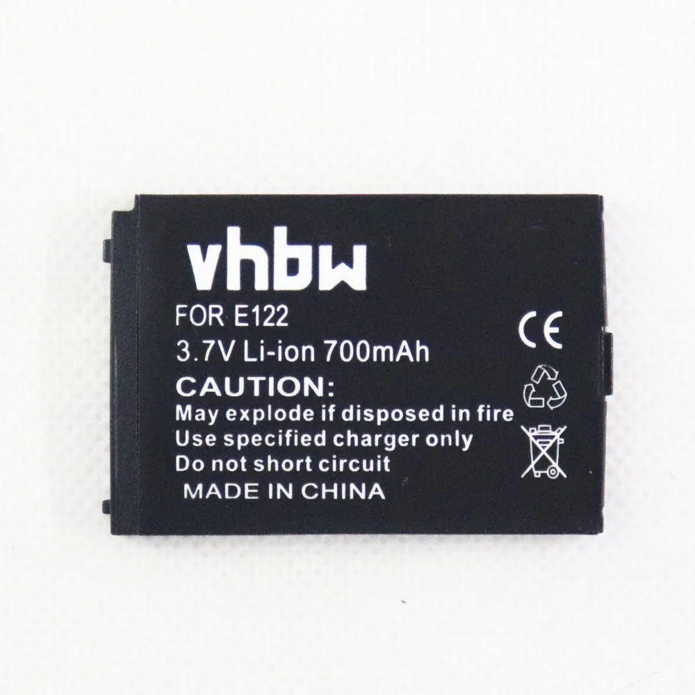 vhbw 3.7V 700mAh E122 battery Replacement