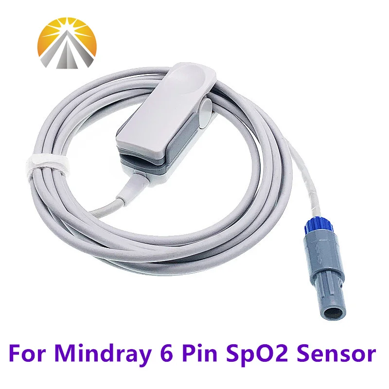 

For Mindray SpO2 Sensor PM7000 PM8000 MEC1000 Adult Child Neonate Veterinary Animal Types Pulse Rate SAO2 Probe Nellcor Tech