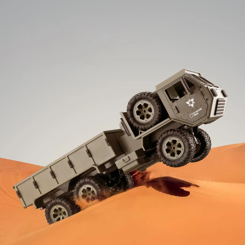 Truck 6 Wheel Drive 2.4G APP Radio Control 720P HD Camera Military Loadable Army Truck Climbing Card Hobby RC rc cars rc trucks